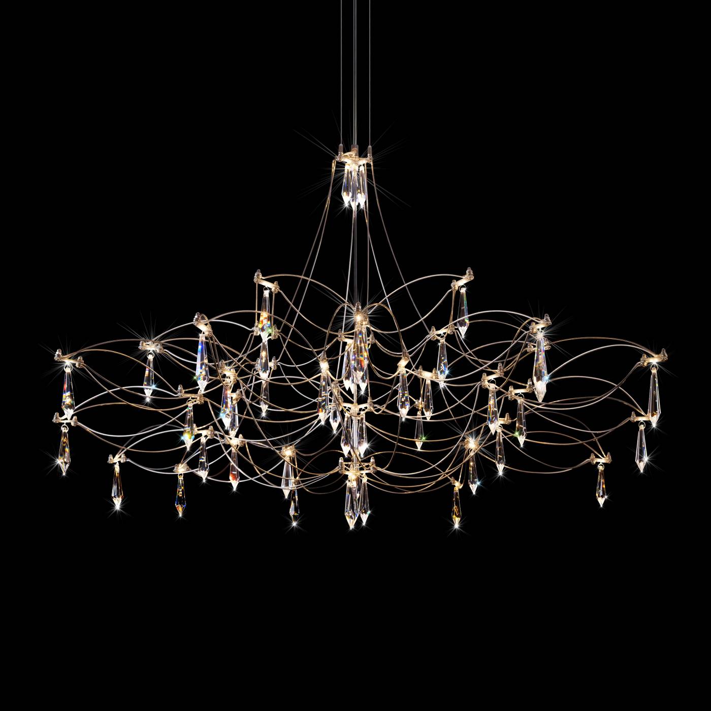 Подвесная люстра Mira Loft It 10590/1000 Silver Asfour