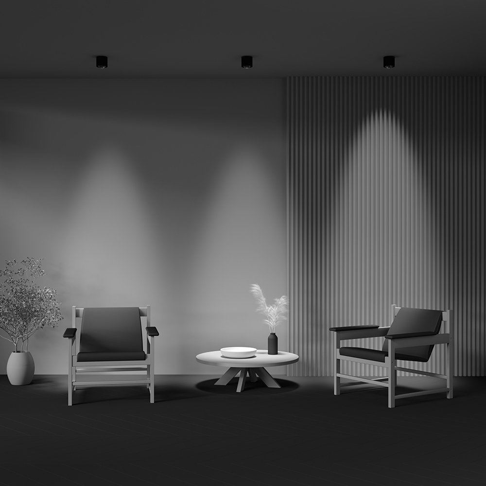 C217CL-15W4K-B Накладной светильник Maytoni Lens C217CL-15W4K-B