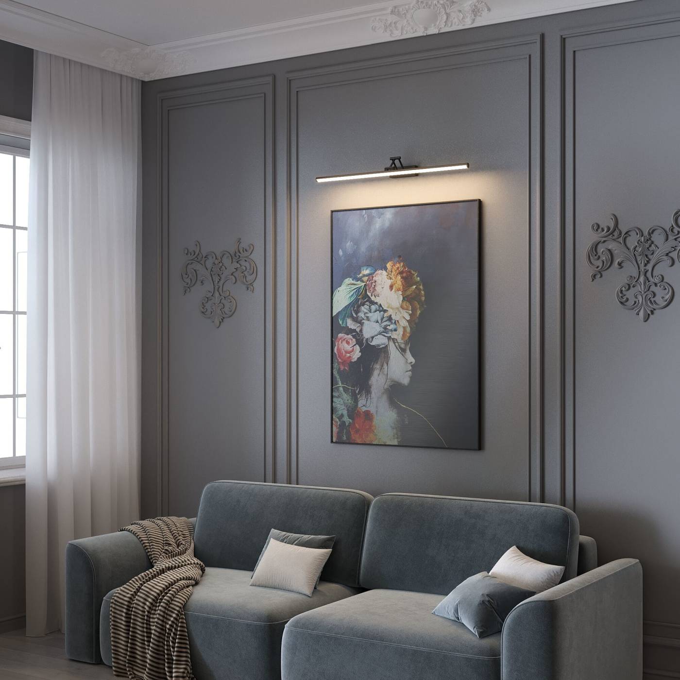 Подсветка зеркал и полок Elektrostandard Monza Monza черный (40156/LED)