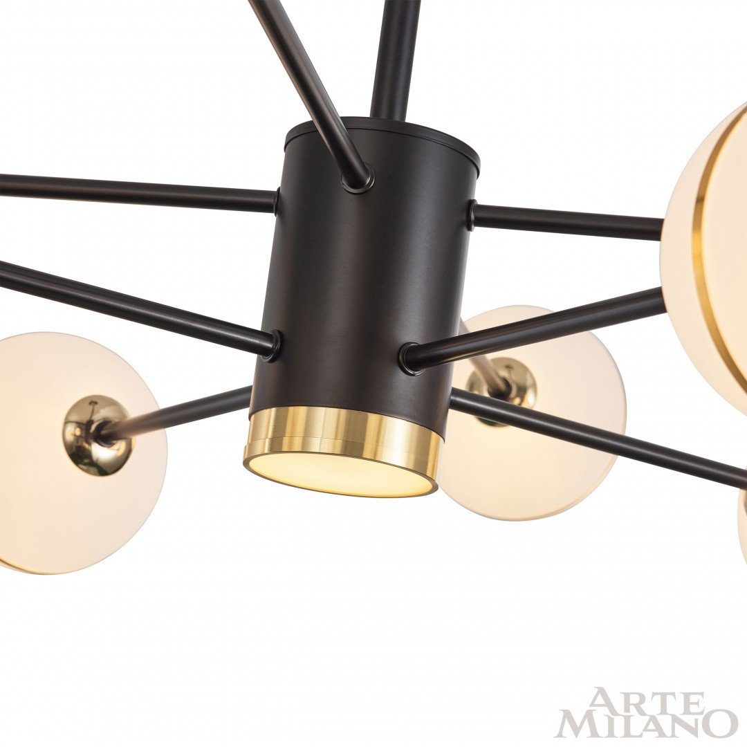 Люстра на штанге Arte Milano Ferrara72069 272069/8 BK