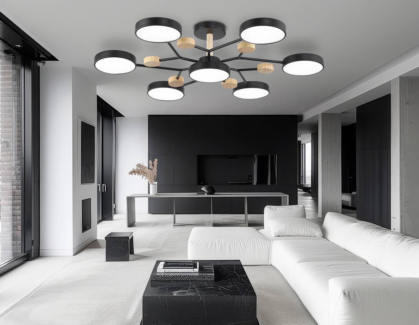 FL4866 Потолочная люстра Ambrella LineTech FL4866