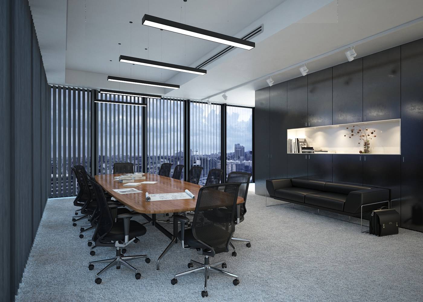 Светильник подвесной ЭРА Block SPO-115-B-40K-036