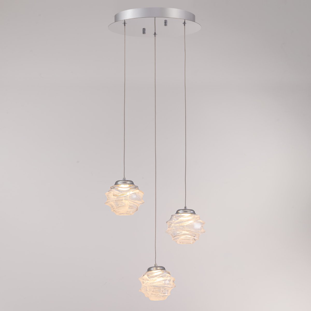 MD25030003-3A chrome/clear Светильник подвесной Delight Collection MD25030003 MD25030003-3A chrome/clear