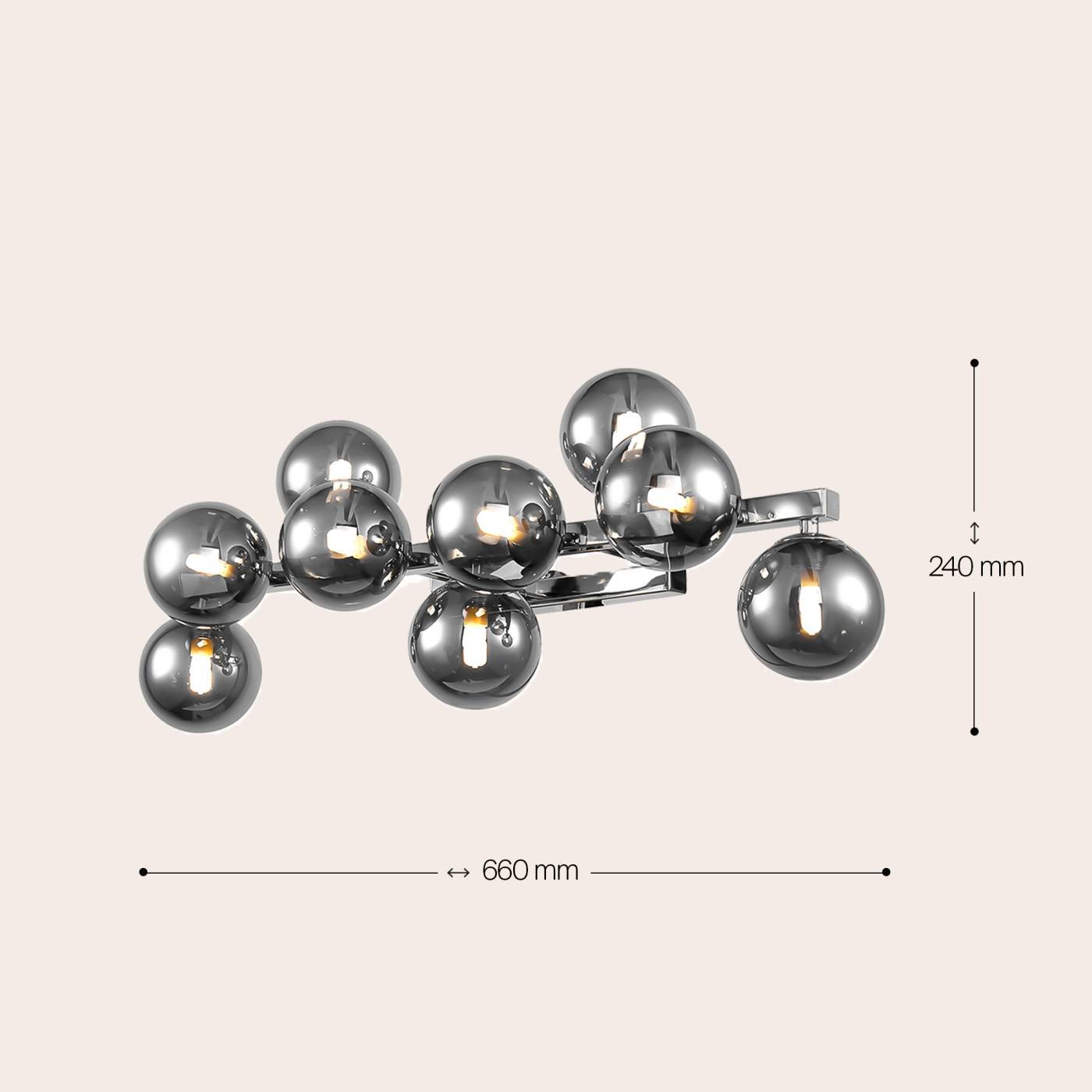 Настенное бра Maytoni Dallas MOD547WL-09CH