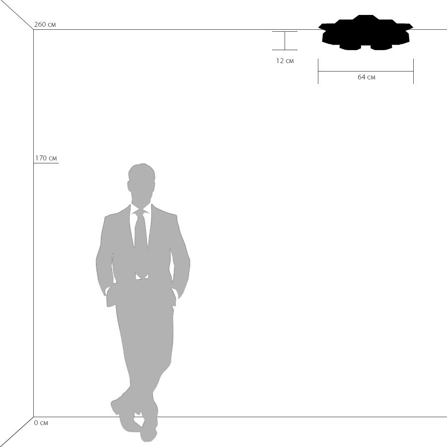 750161 Потолочная люстра Lightstar Favo 750161