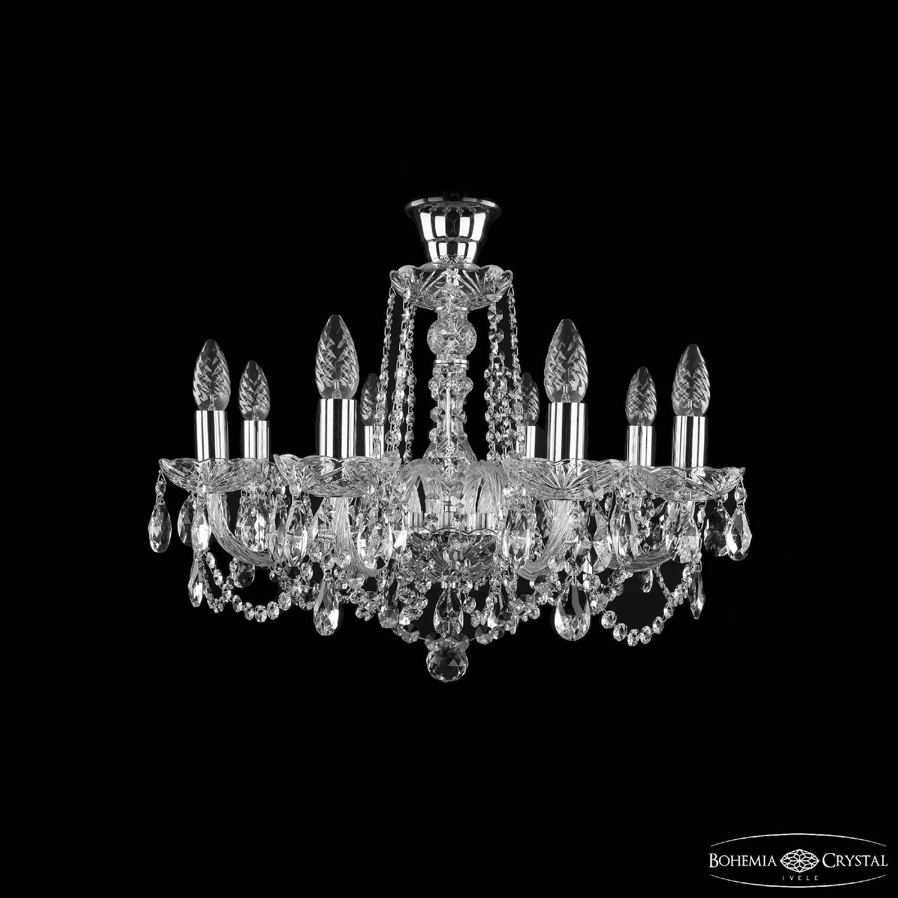 1402/8/195 Ni Tube Потолочная люстра Bohemia 1402 1402/8/195 Ni Tube