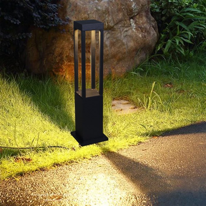 Наземный светильник 09960-0.7-001U 0,6M LED12W BK