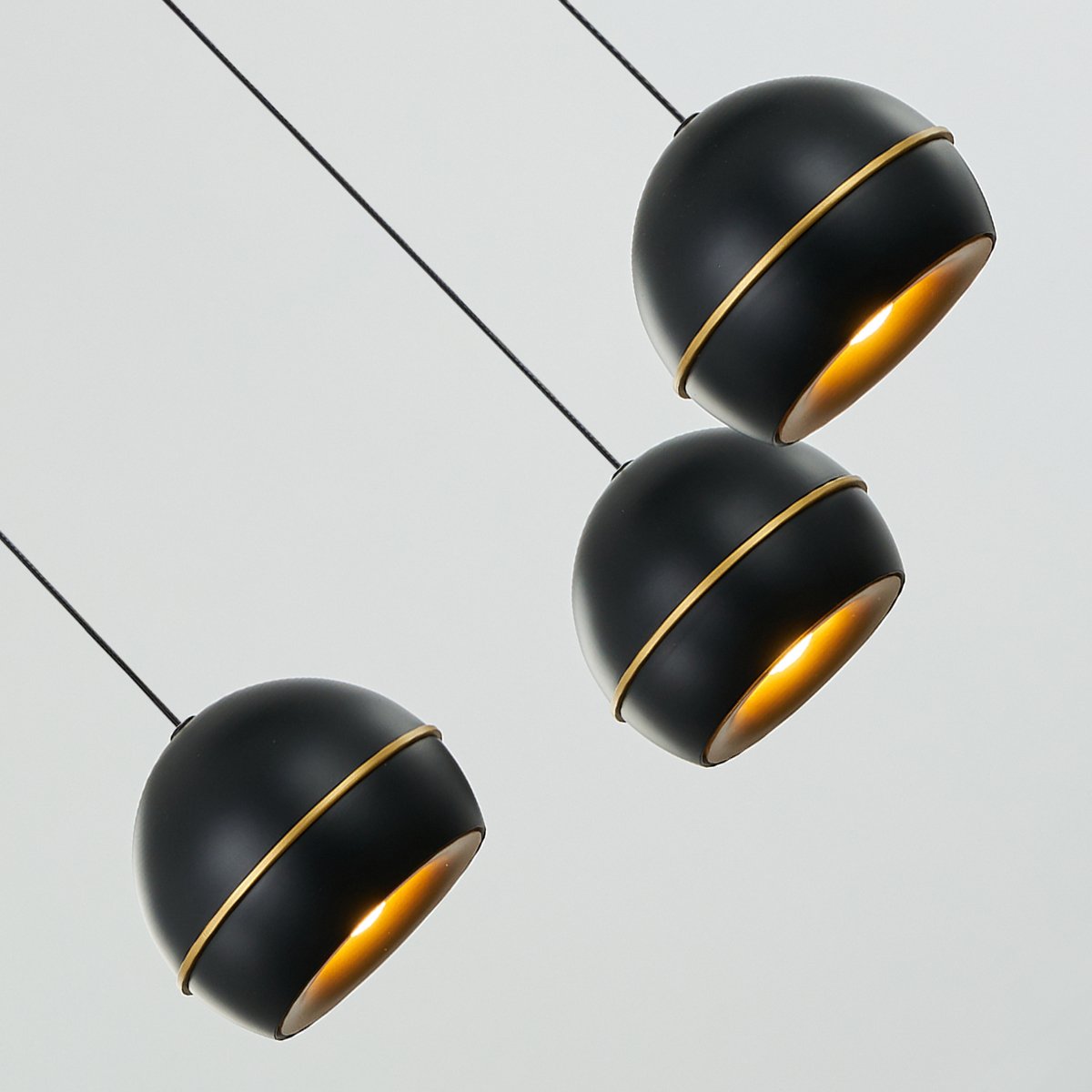 MD21001034-5B black/gold Светильник подвесной Delight Collection MD21001034 MD21001034-5B black/gold