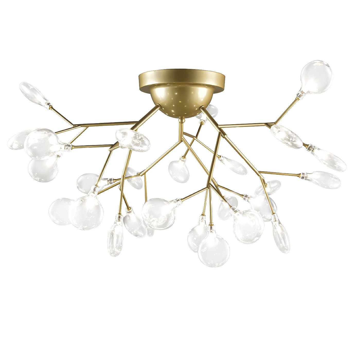 GRACE 75126/27C GOLD SATIN Потолочная люстра Natali Kovaltseva Grace Ll GRACE 75126/27C GOLD SATIN