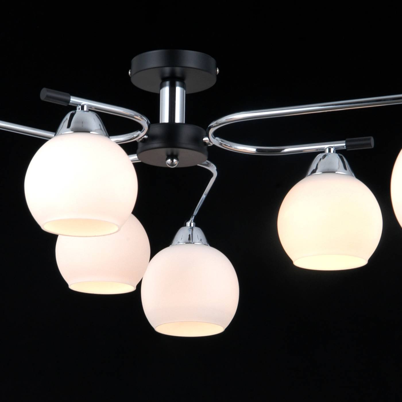 Потолочная люстра ILLUMICO IL0638-6CSQ-24 CR BK LIBRA