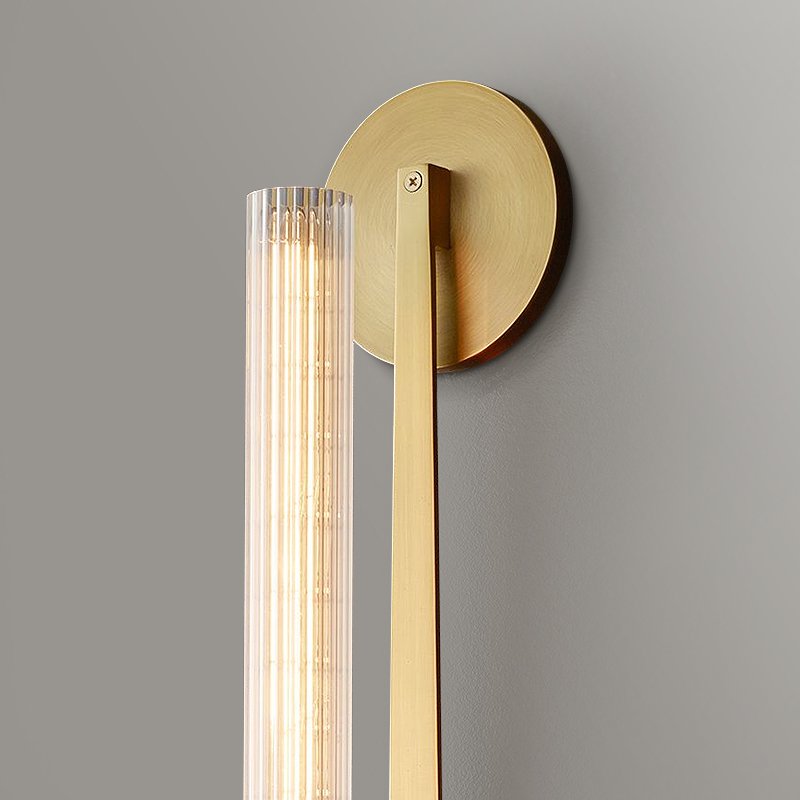 MT8615-1W antique brass Настенное бра Delight Collection Wall lamp MT8615-1W antique brass