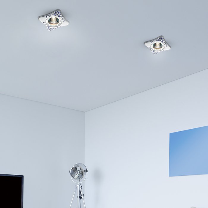 369927 Встраиваемый светильник с узорами Ceramic 369927 Novotech