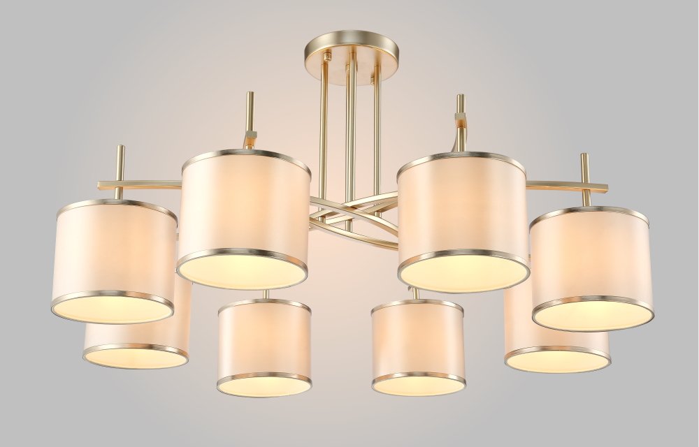 Потолочная люстра Crystal Lux Sergio SERGIO PL8 GOLD