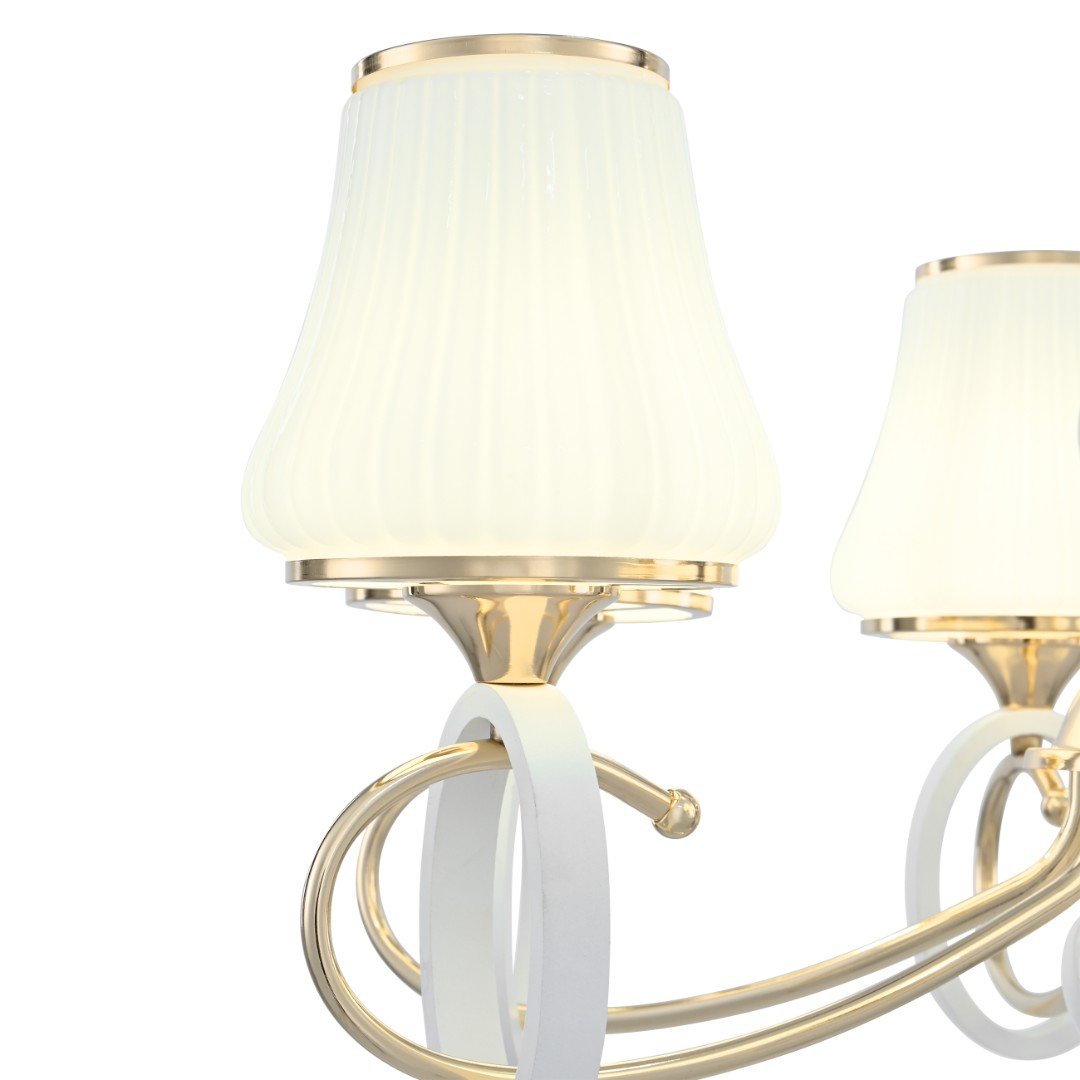 302387/5 Wh/Gd Подвесная люстра Arte Milano Florentia-2387 302387/5 Wh/Gd