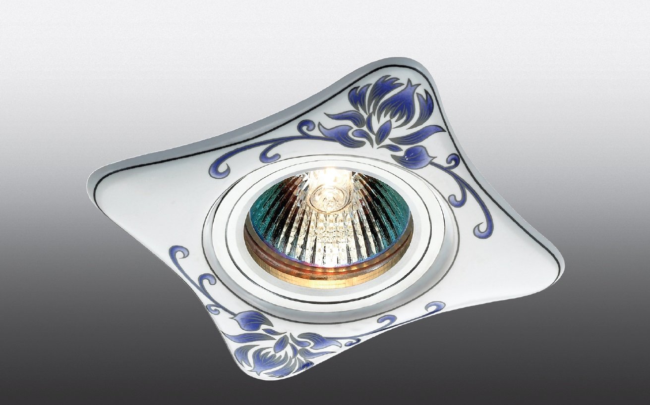 369927 Встраиваемый светильник с узорами Ceramic 369927 Novotech