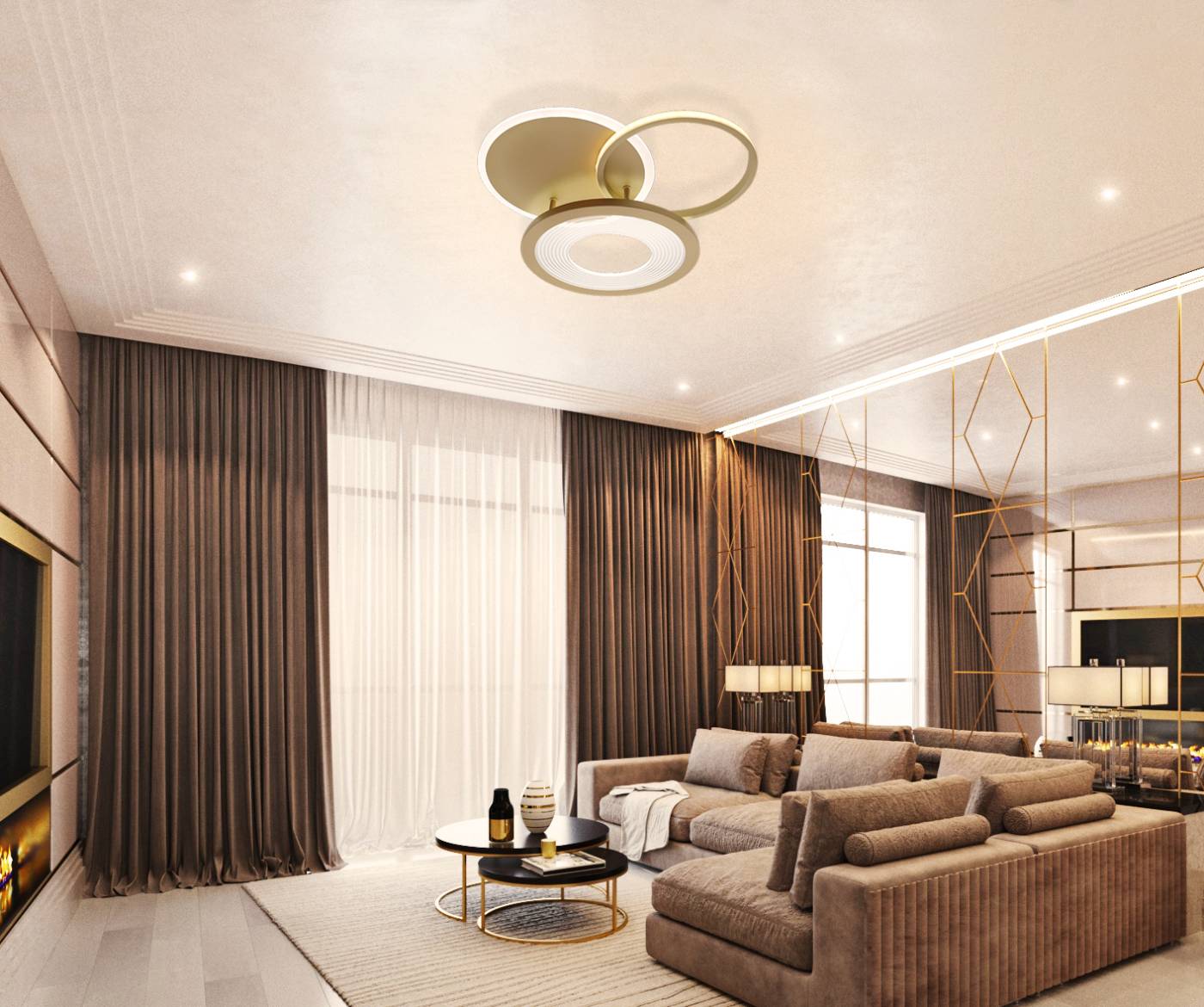 LED LAMPS 81300 Потолочная люстра с пультом Led Lamps Natali Kovaltseva LED LAMPS 81300