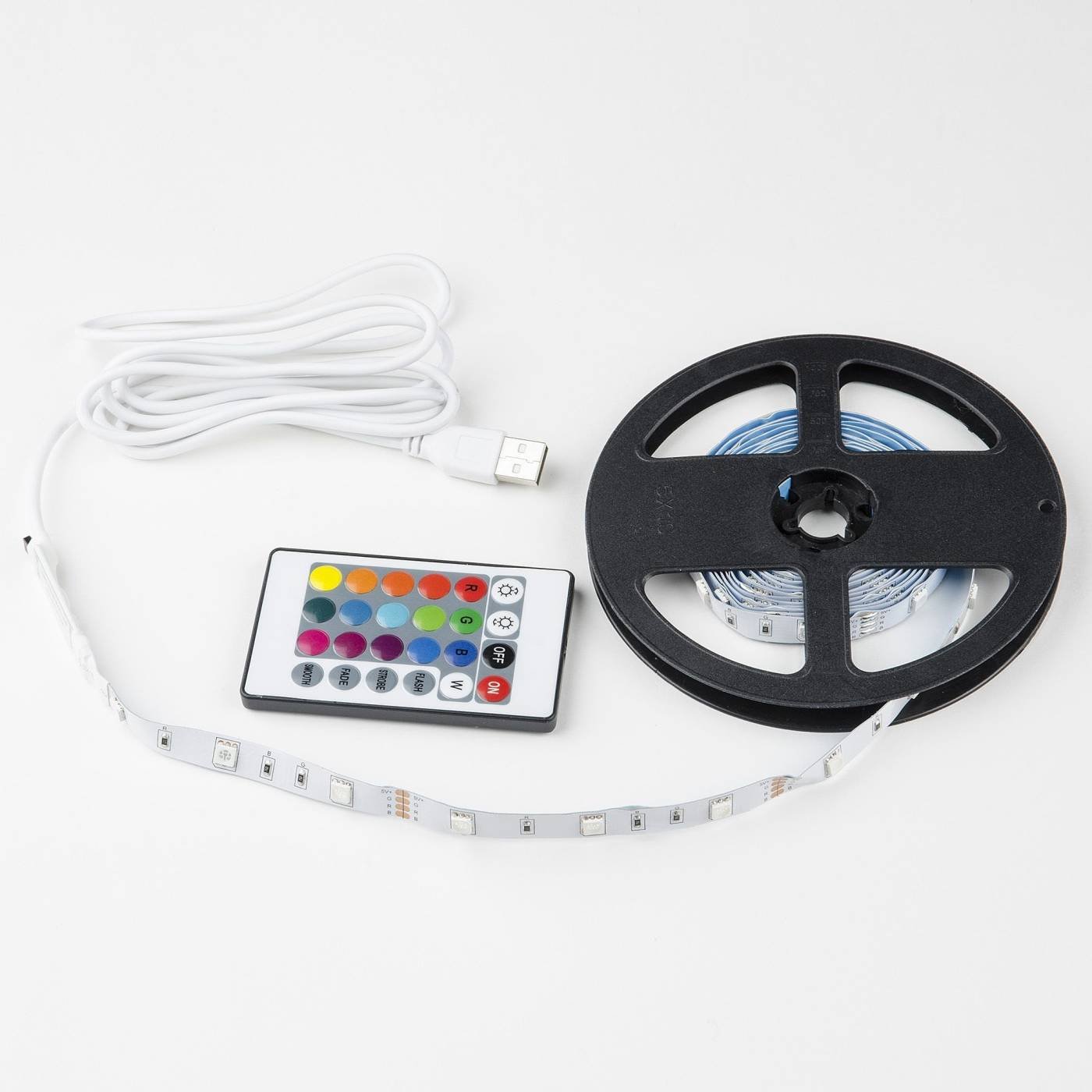 Готовый комплект Uniel ULS-U12 3M/RGB/1.5M/USB/RC IP20 RUA02C24 блистер