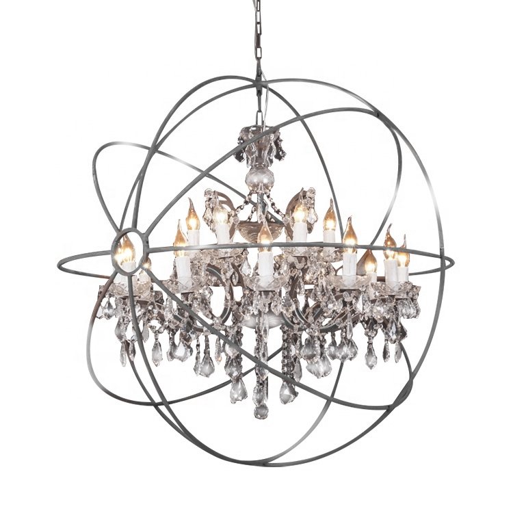5014-D10 chrome Подвесная люстра Delight Collection Foucault'S Orb 5014-D10 chrome