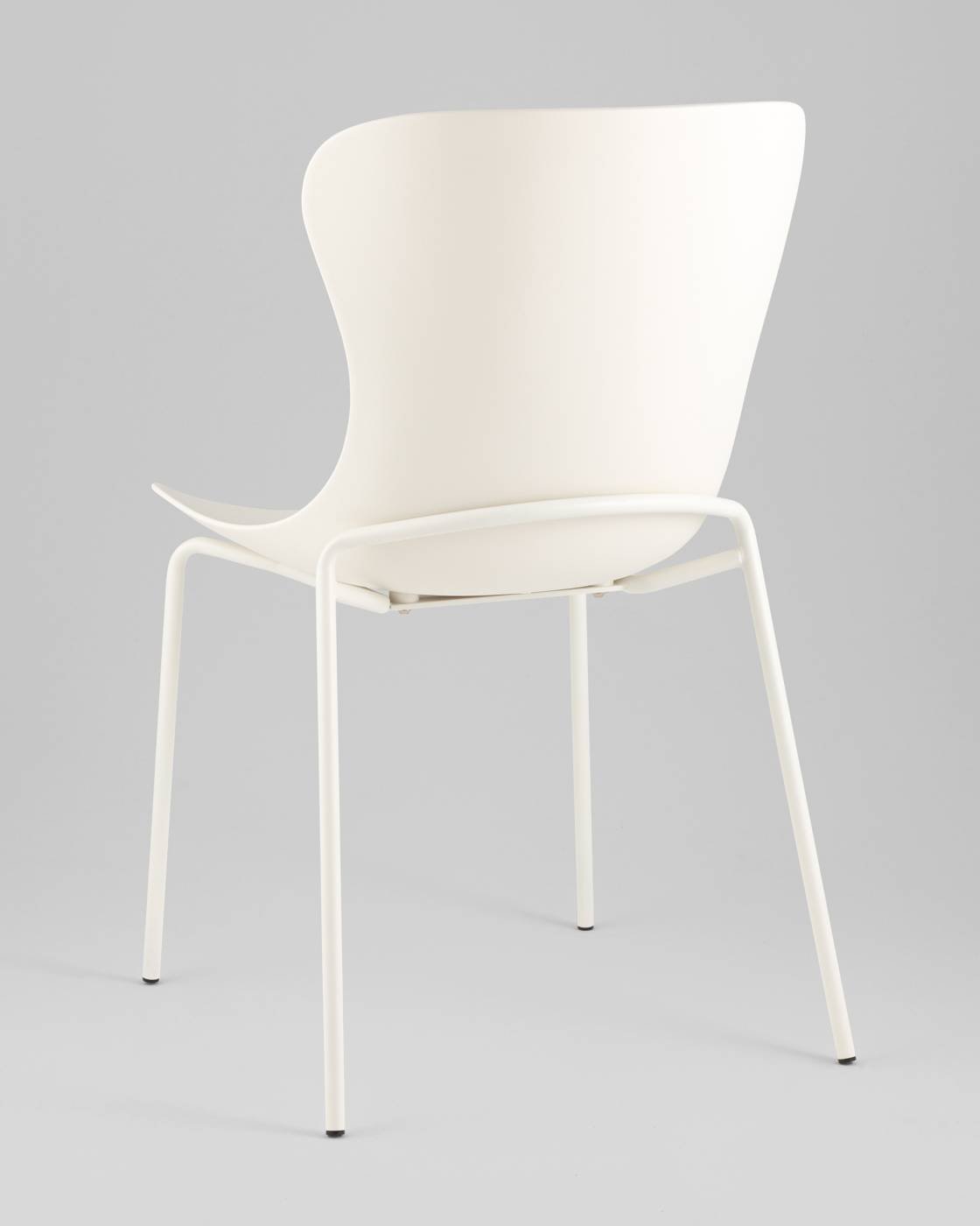 D-025A white Стул пластиковый Stool Group Shaya D-025A white