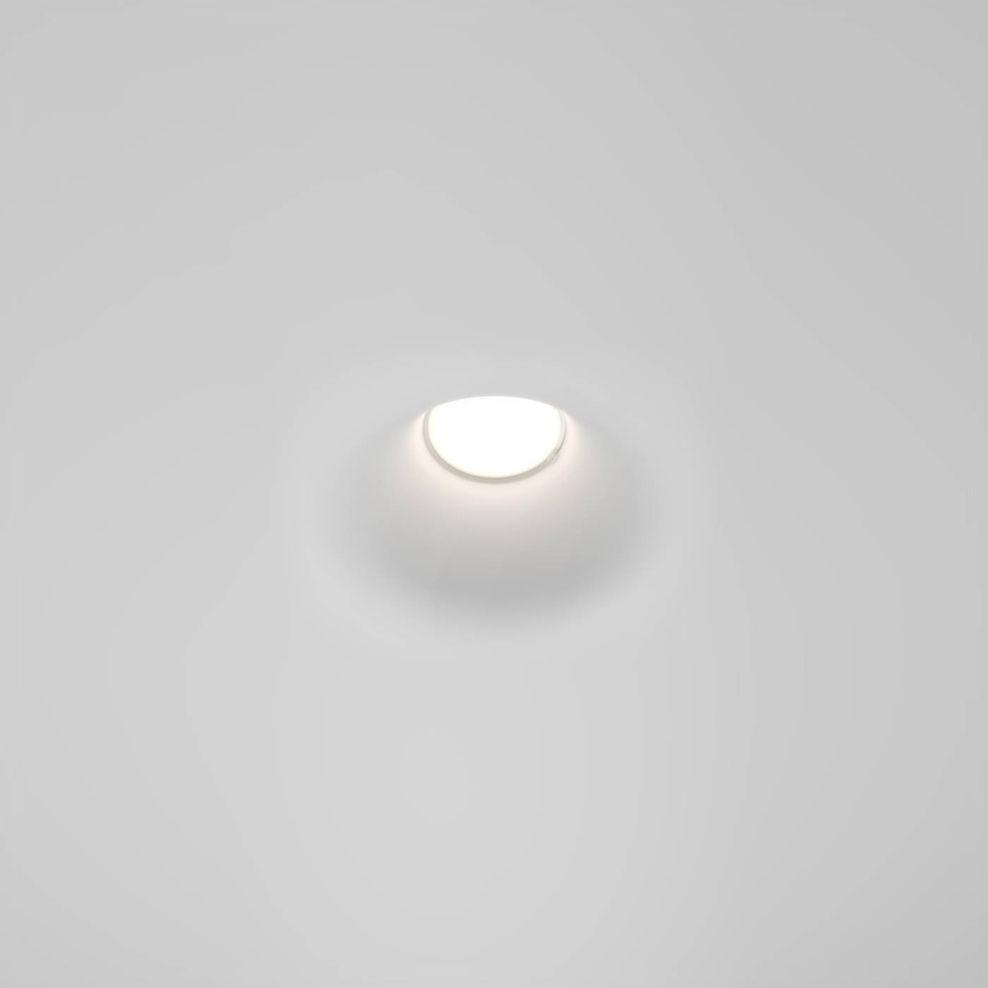 Встраиваемый светильник Maytoni Gyps Modern DL001-1-01-W-1