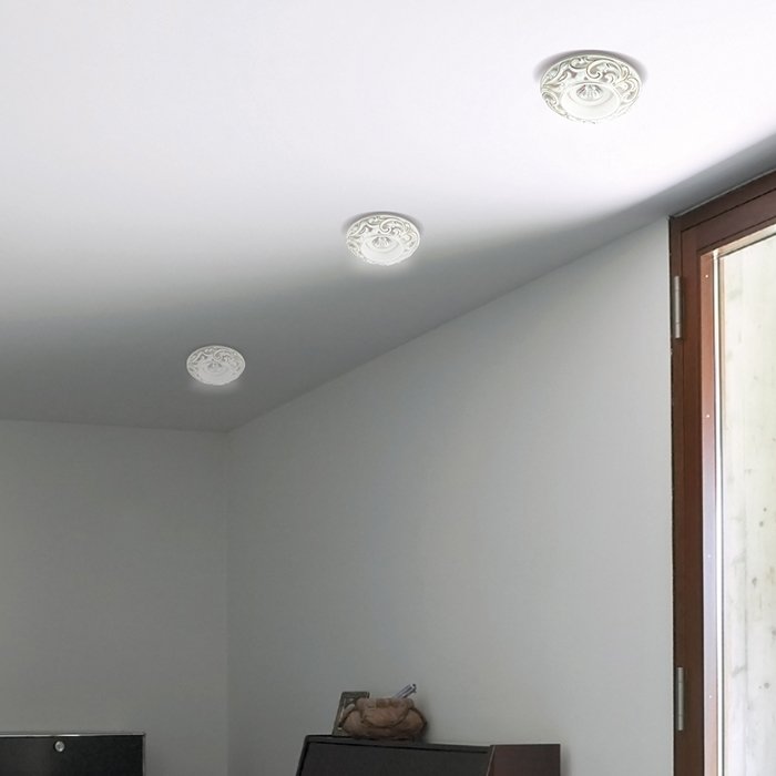 Встраиваемый светильник с узорами Ola 370195 Novotech