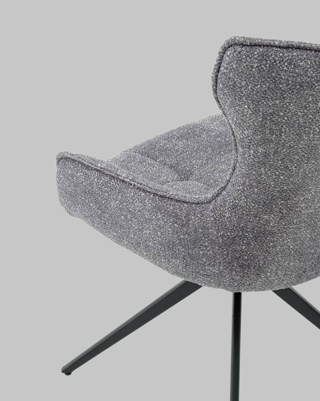 Стул вращающийся Stool Group Carlene DC-2409007 grey FL07