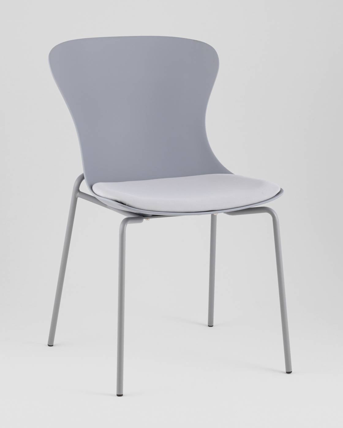 D-025ACC grey Стул пластиковый Stool Group Shaya D-025ACC grey