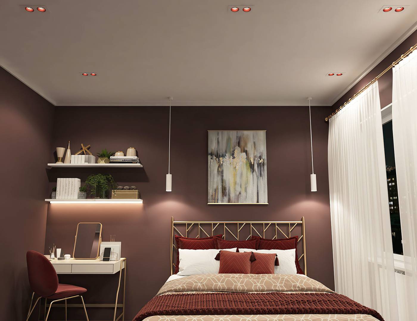 Встраиваемый светильник Denkirs DK3021 DK3072-WH+RD