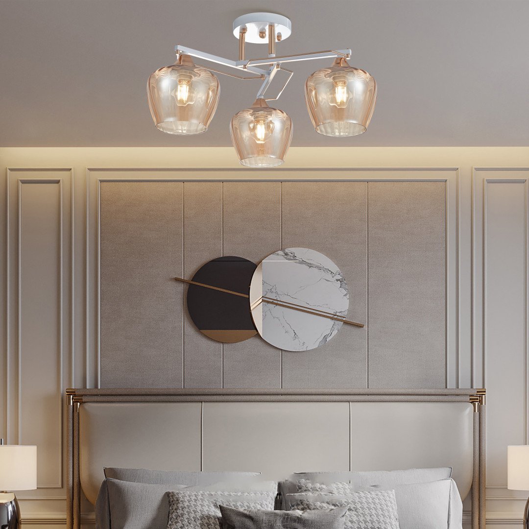 329508/3 WH+FG Потолочная люстра Arte Milano AMALFI 329508/3 WH+FG