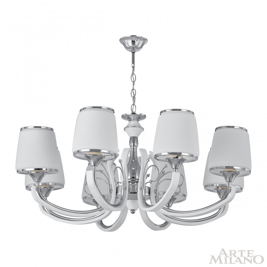 309247/8 Wh/Ni Подвесная люстра Arte Milano Florentia-9247 309247/8 Wh/Ni
