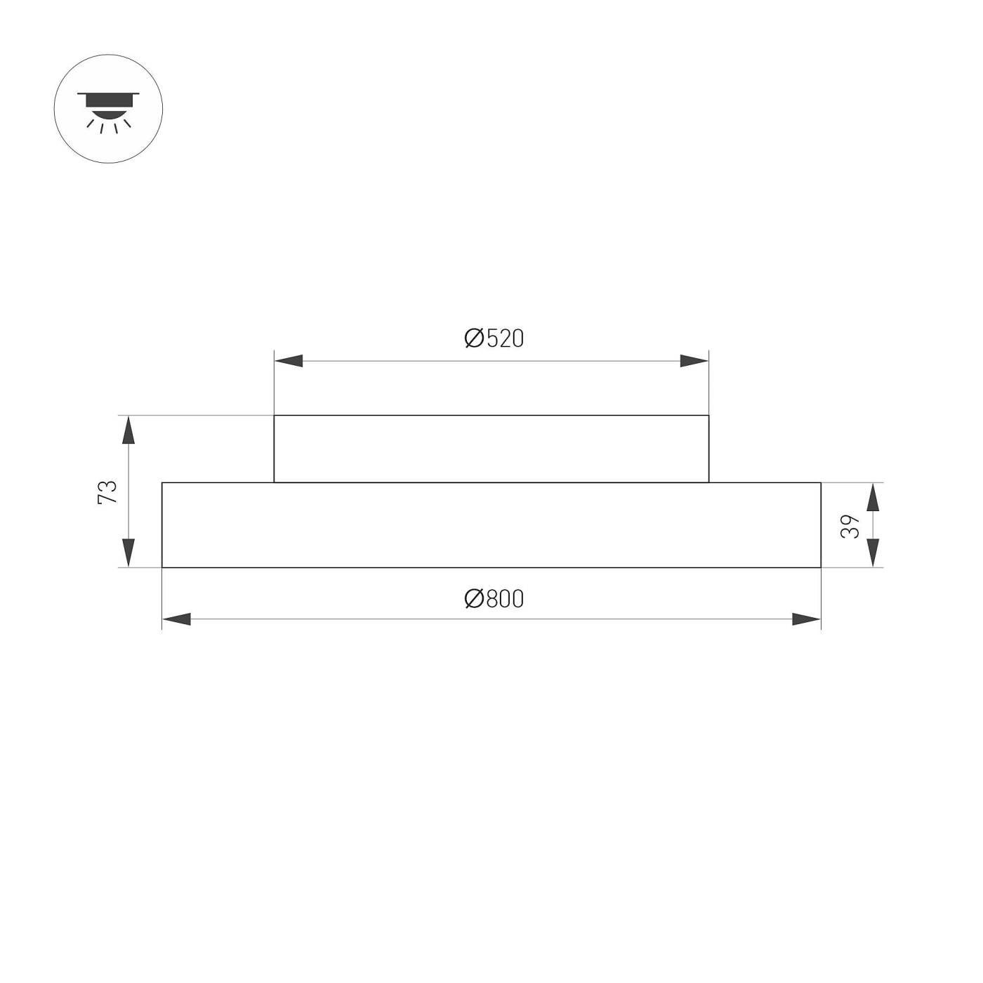 Светильник потолочный Arlight Estely 055590