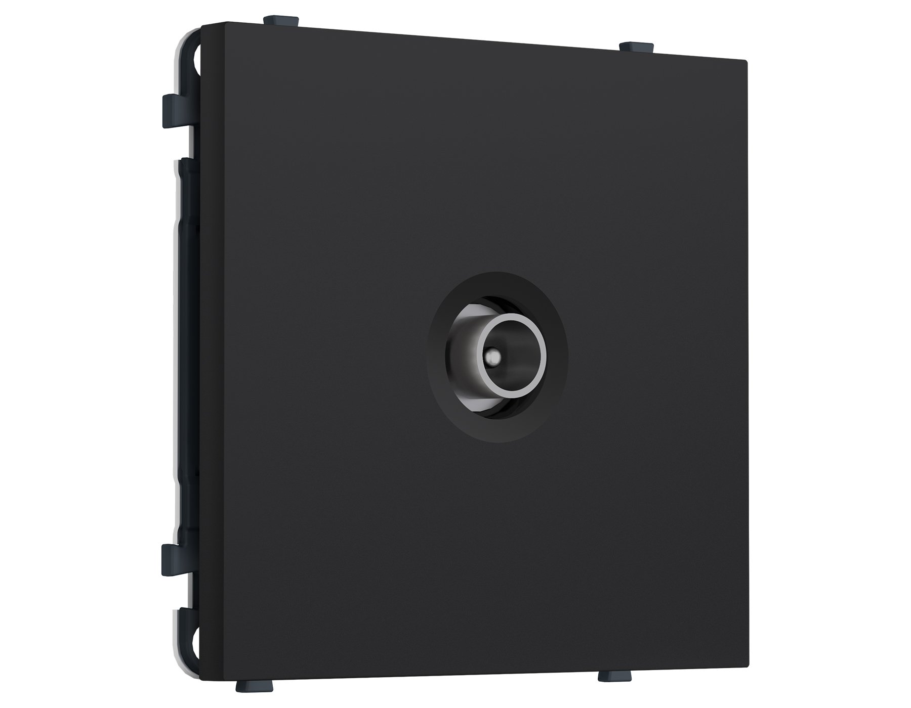 MS993030 MS993030 Комплект механизма TV розетки проходной SIGMA Черный Мягкое касание 5-1000 MHz 4dB QUANT PRO (SP9930, PR211)