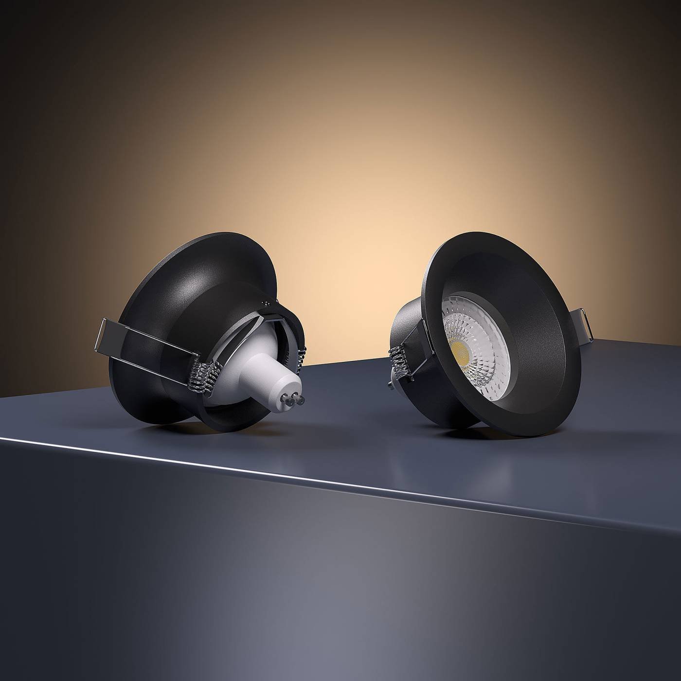 Встраиваемый светильник Elektrostandard Andi 25058/01 GU10 черный