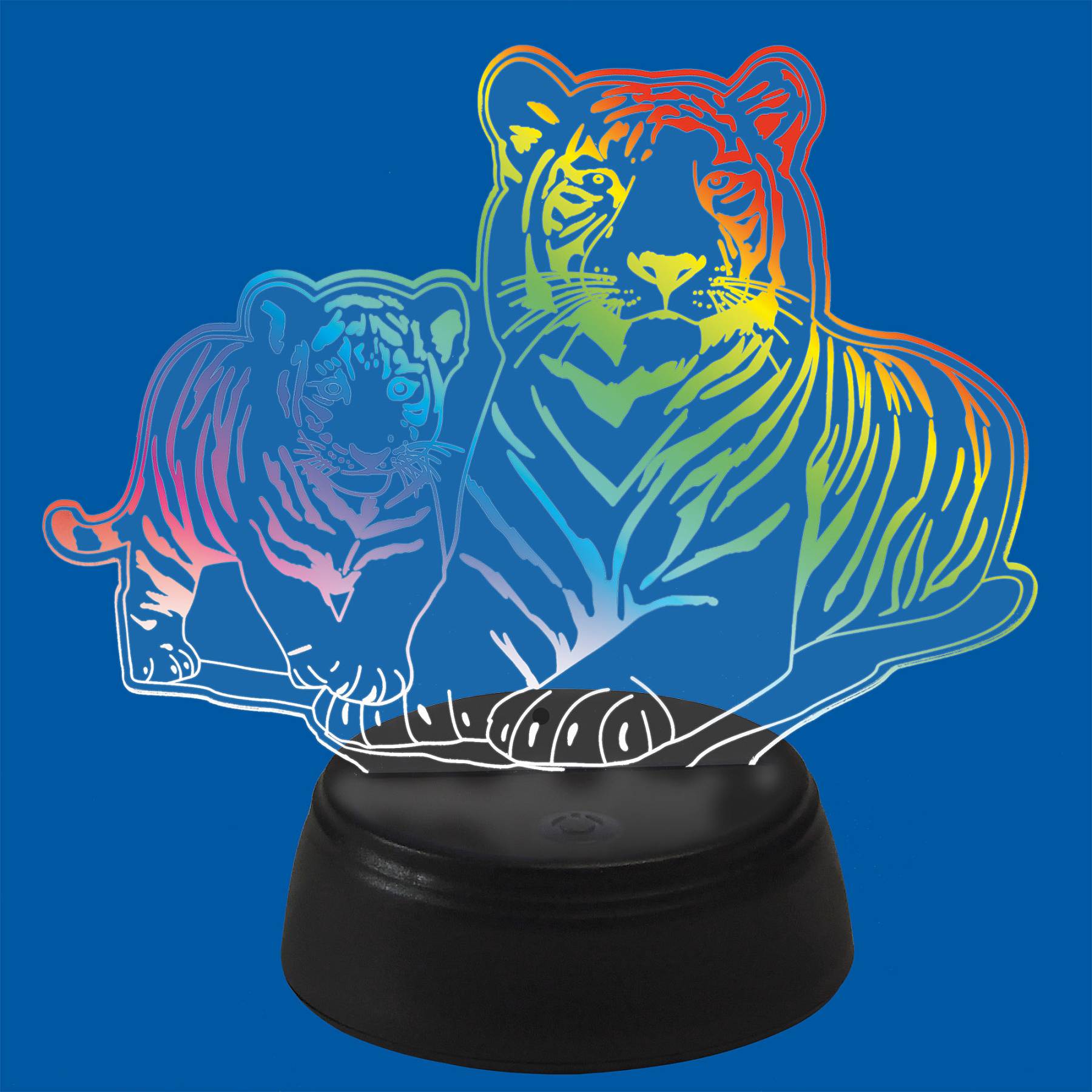 ULI-M508 RGB/3AA TIGER FAMILY/BLACK Декоративная лампа Uniel ULI-M508 RGB/3AA TIGER FAMILY/BLACK