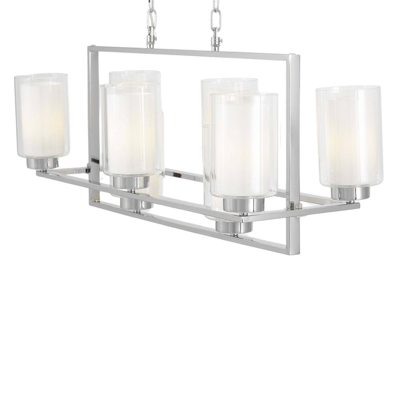 LDP 1239-8 CHR Подвесная люстра Lumina Deco Lino LDP 1239-8 CHR