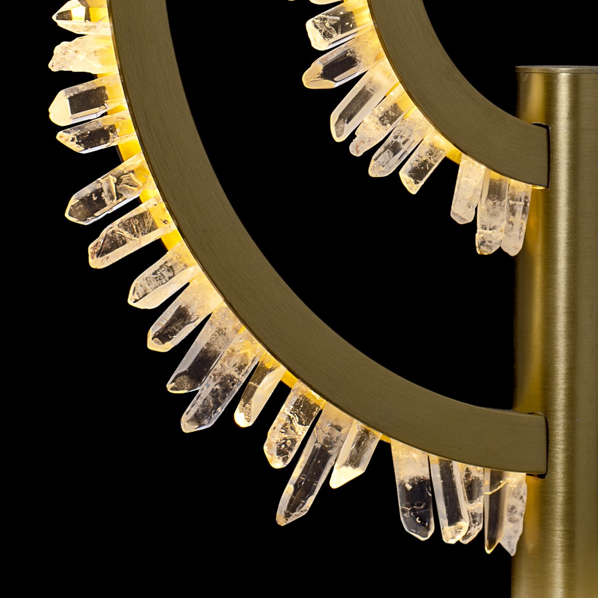 MT20020154-2A satin gold Настольная лампа Delight Collection Quartz Halo MT20020154-2A satin gold