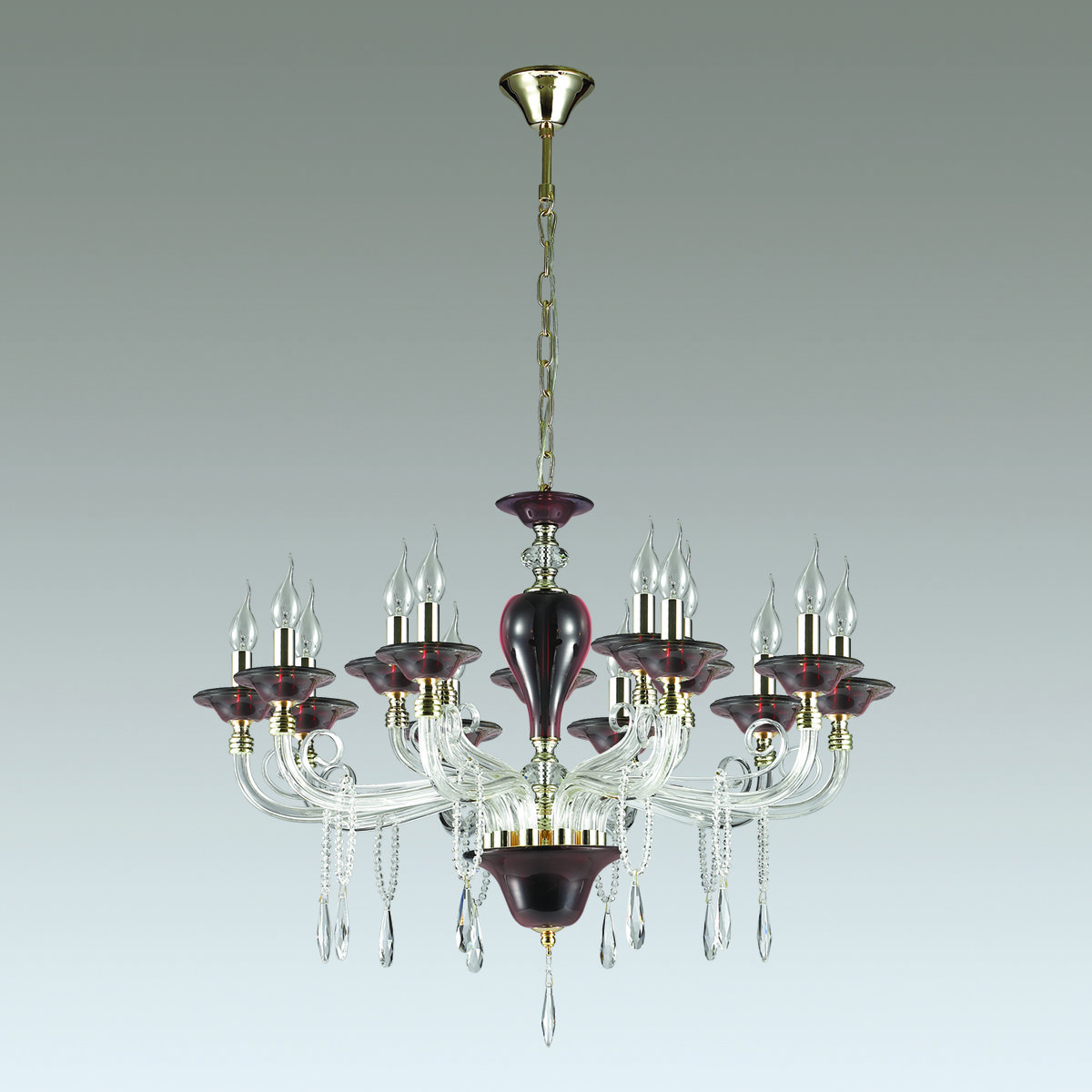 3928/15 Подвесная хрустальная люстра Amarone Odeon Light 3928/15