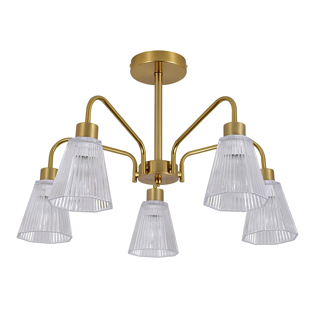 Потолочная люстра Escada Berzelia 150001/5R E14*40W Copper ES0000028