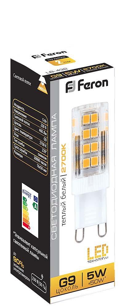 25769 Светодиодная лампа Feron LB-432 25769