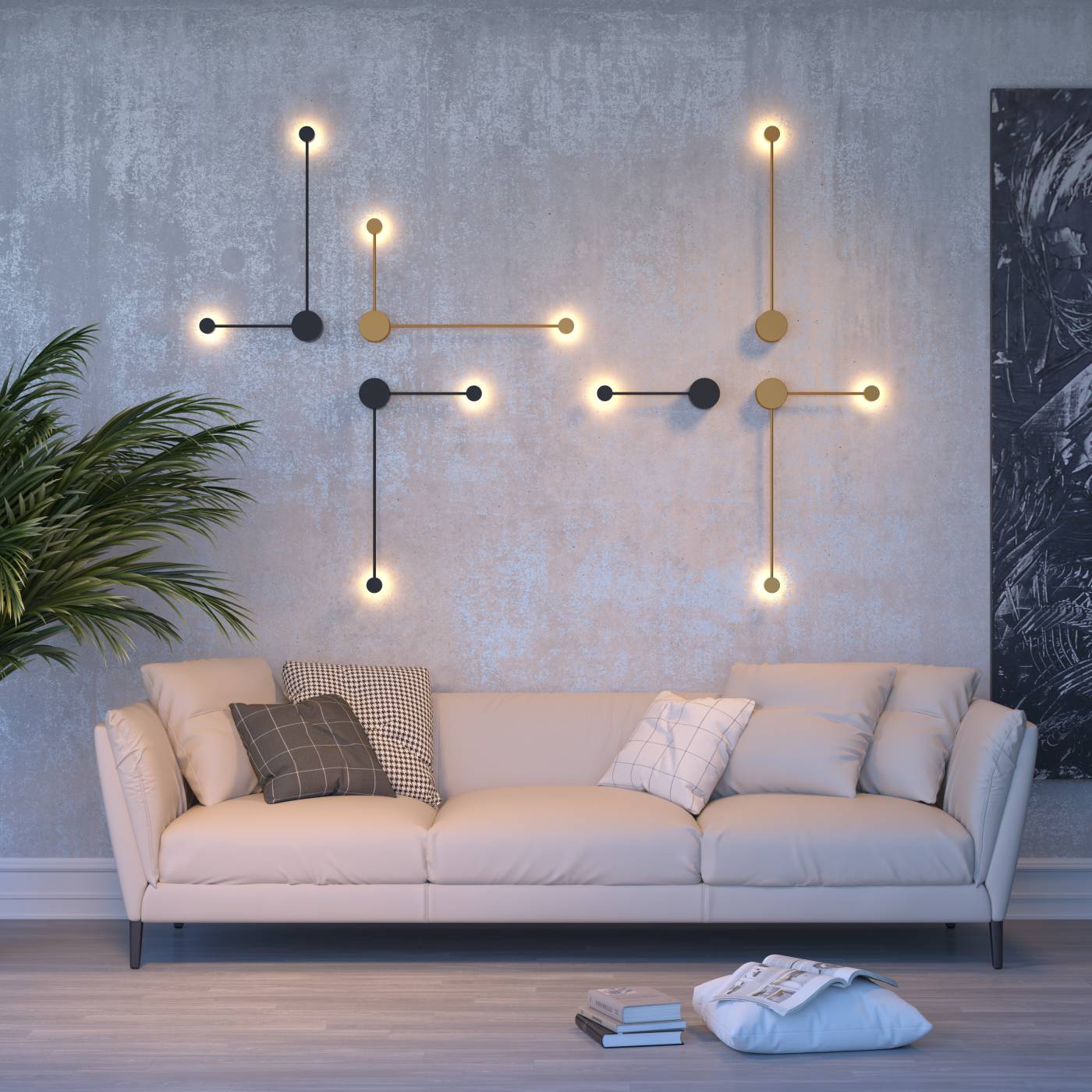 Настенный светильник Odeon Light Satellite 3902/5WG