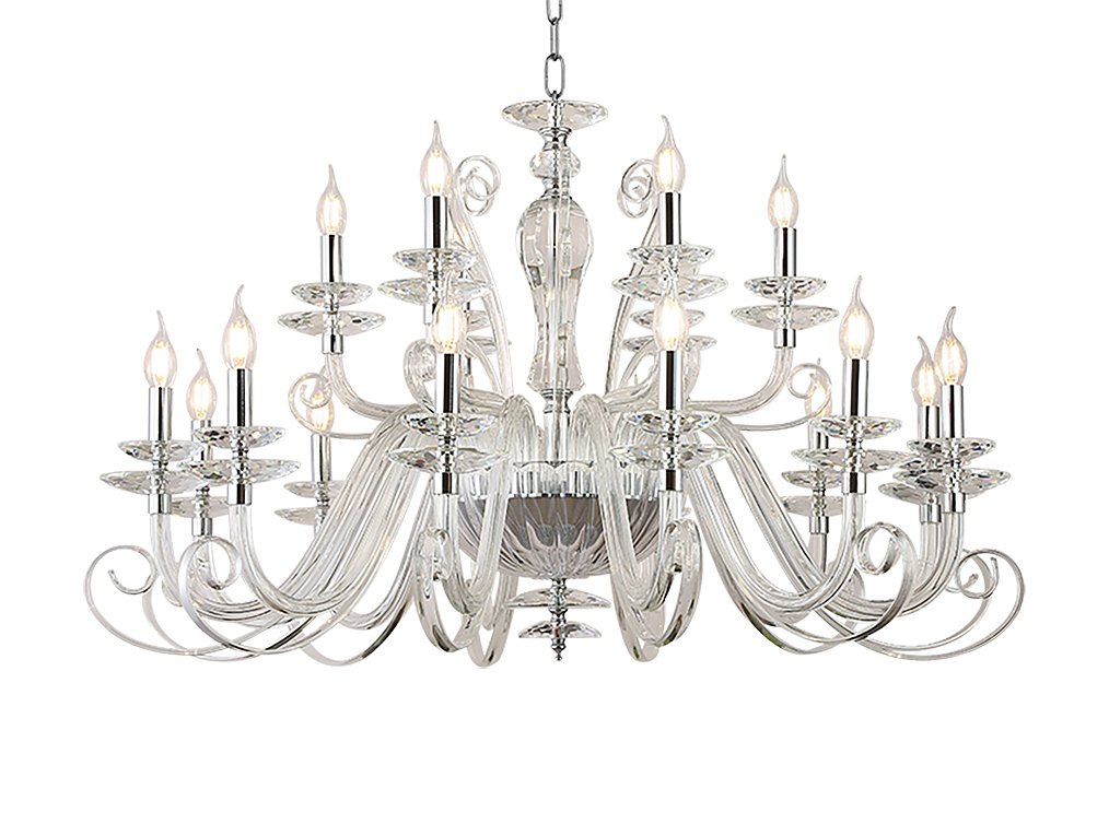 8576+12/C chrome Подвесная люстра Newport Annabelle 8576+12/C chrome