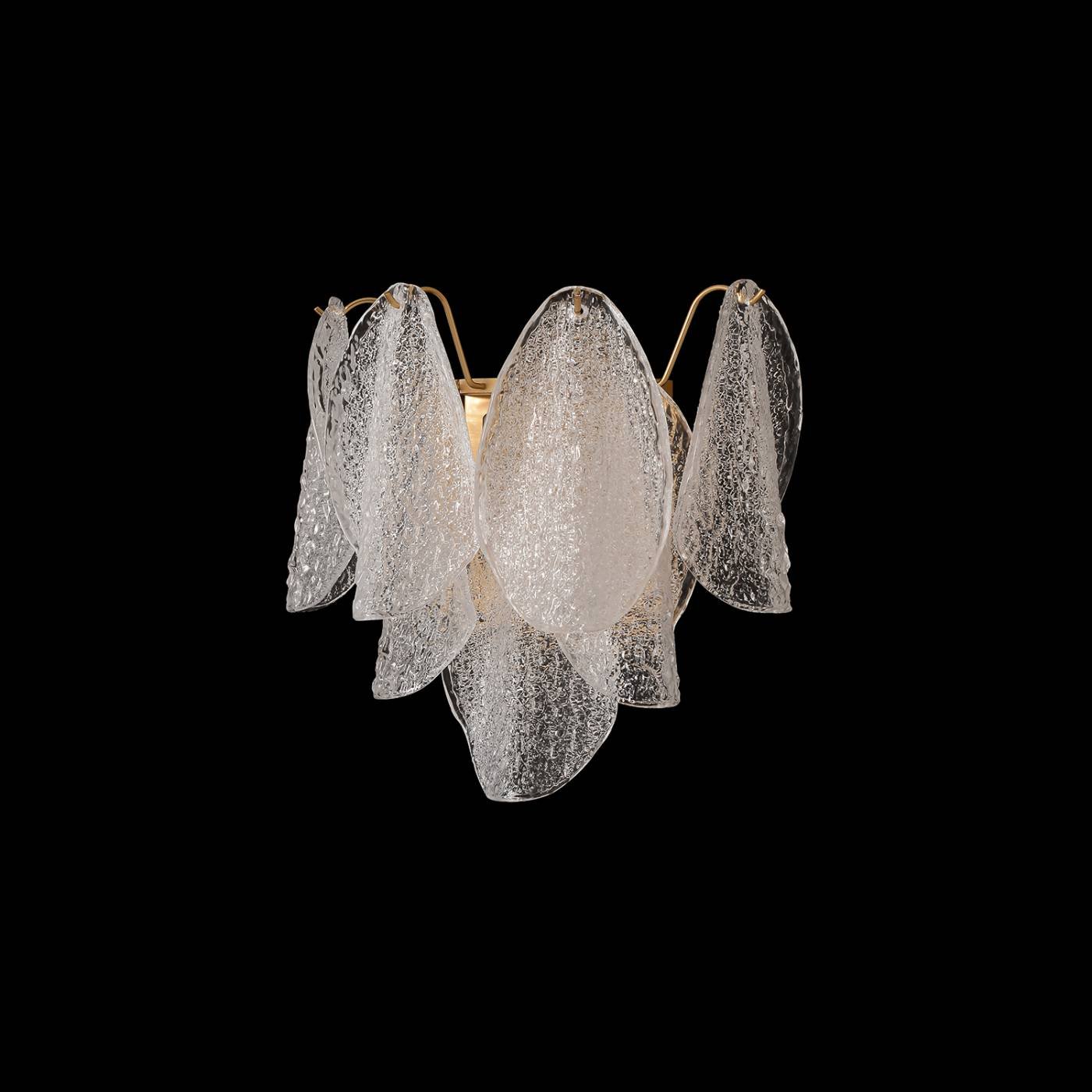 Бра настенное EMILIA Crystal Lux EMILIA AP2 BRASS