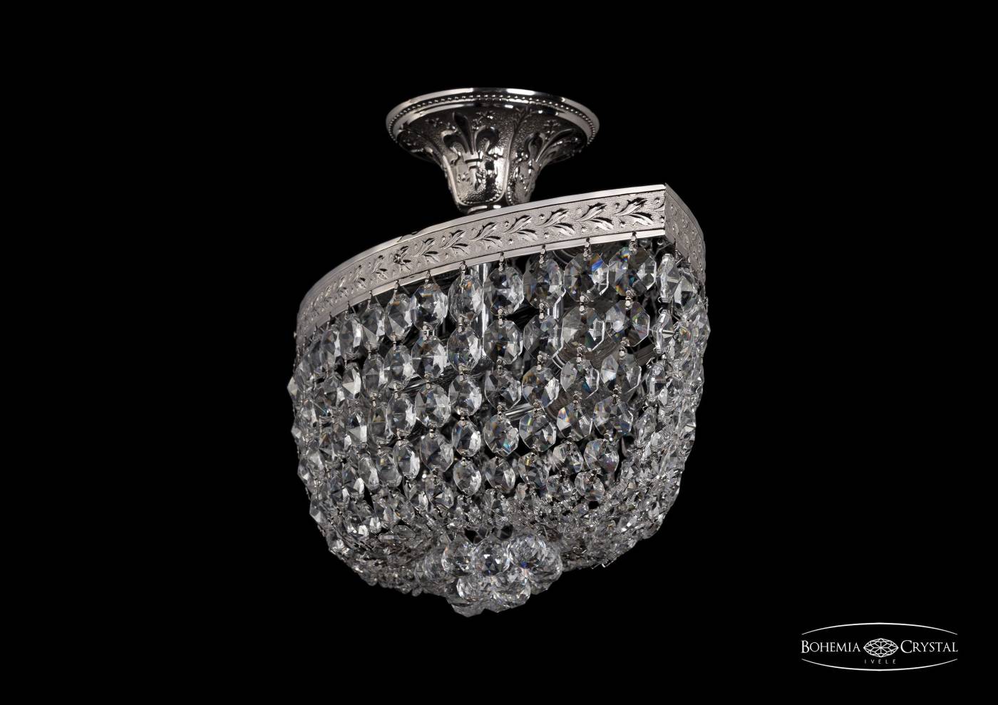 19283/45IV Ni Потолочная хрустальная люстра Bohemia 1928 19283/45IV Ni