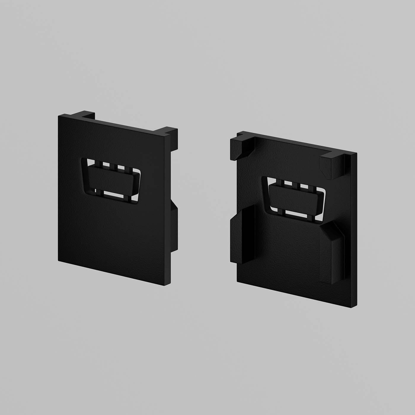 Комплект заглушек для алюминиевого профиля Maytoni Комплектующие для уличной трековой системы Exility IP O-TR002-EC