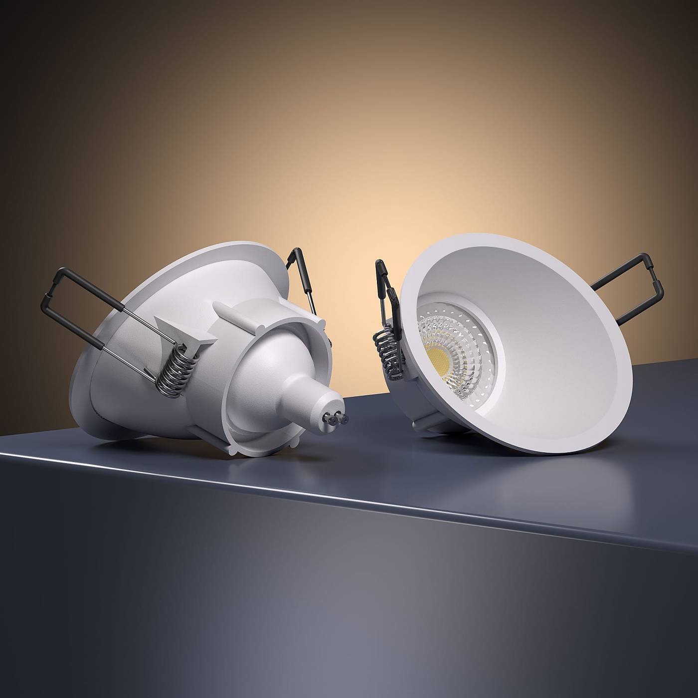 25059/01 GU10 белый Встраиваемый светильник Elektrostandard Side 25059/01 GU10 белый