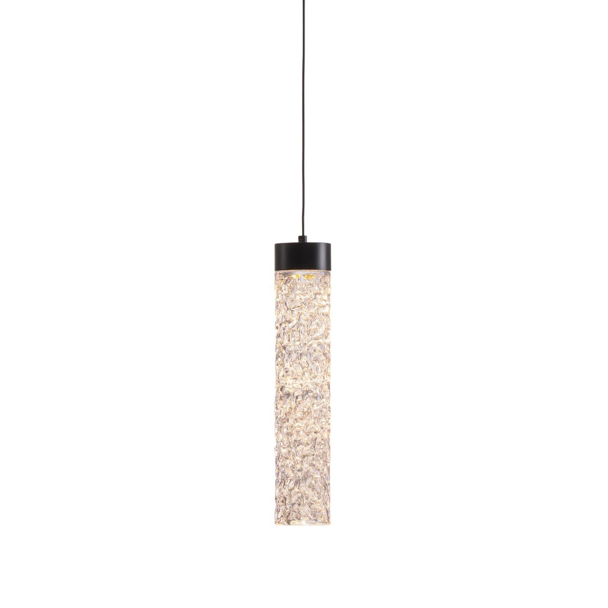 Светильник подвесной Delight Collection MD24030028 MD24030028-1A matt black/clear