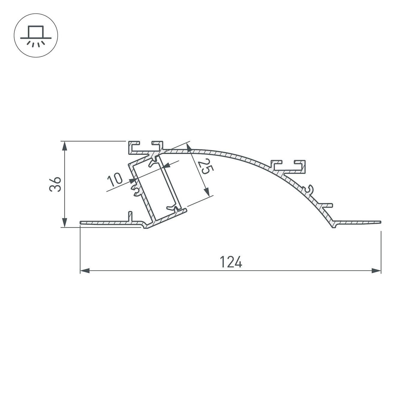 Профиль Arlight Alm 029850