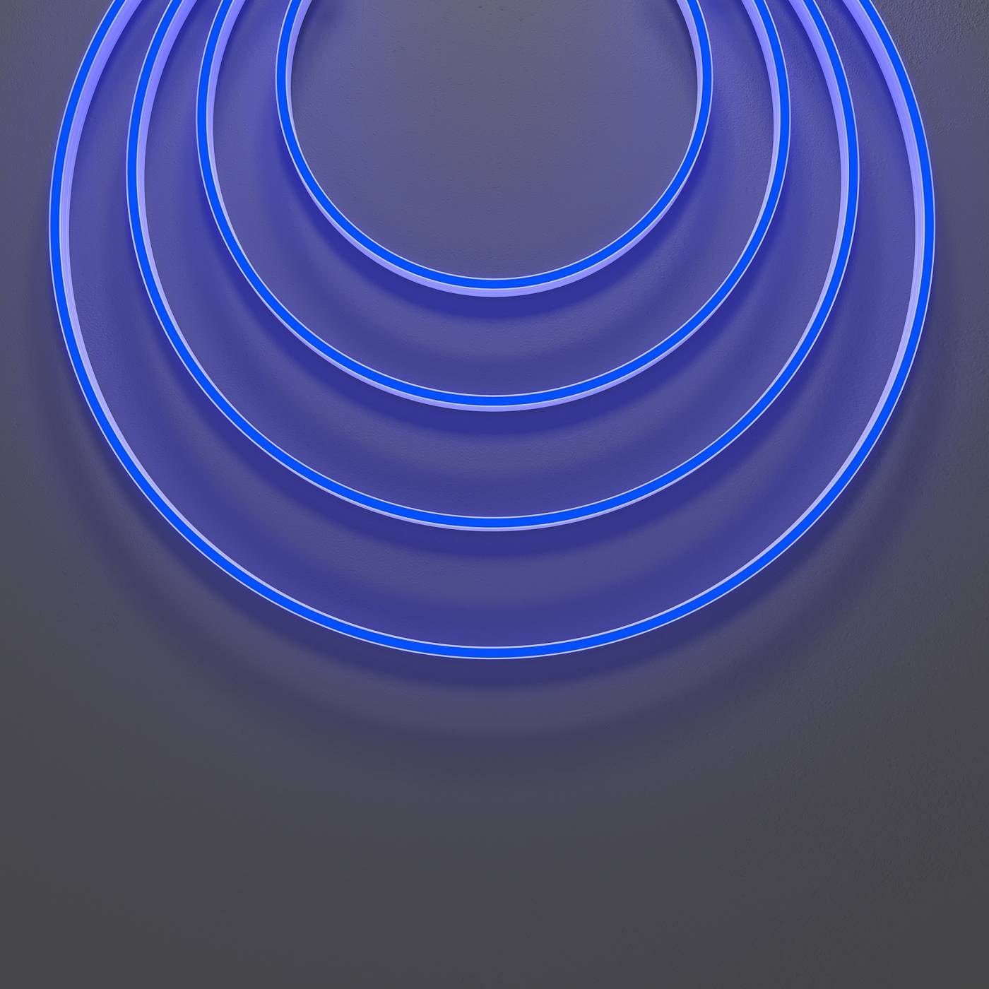 Гибкий неон 10x4 24В 9,6 Вт/м Blue IP67 5м Maytoni Изгиб поперек оптической оси 432041