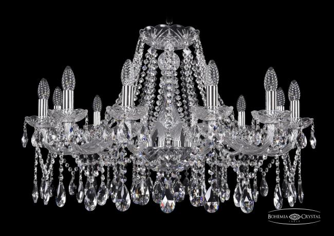 1413/12/300 Ni Подвесная хрустальная люстра 1413 Bohemia 1413/12/300 Ni