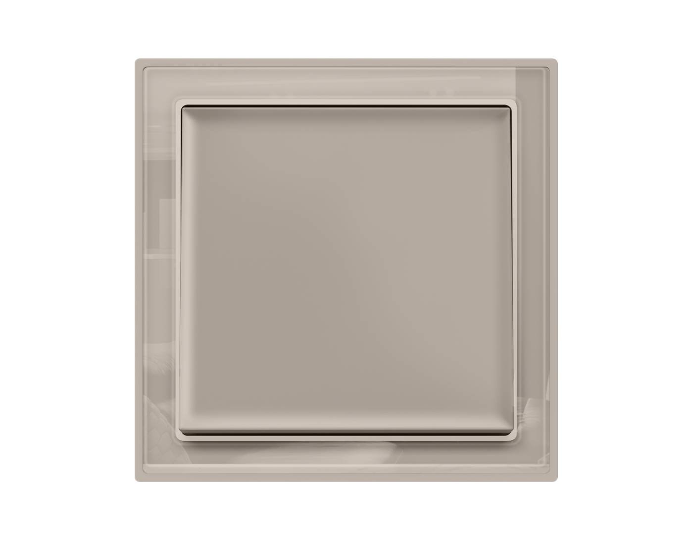 SF350381 Рамка SIGMA Briz (Серо-бежевый Стекло закаленное натуральное) 1-ая